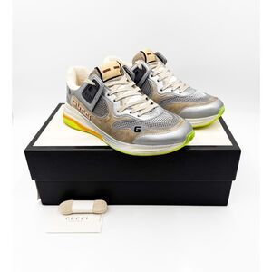 Gucci GG Sneakers Trainers Logo Grey Ultrapace Trainers EU 39.5 US 9.5